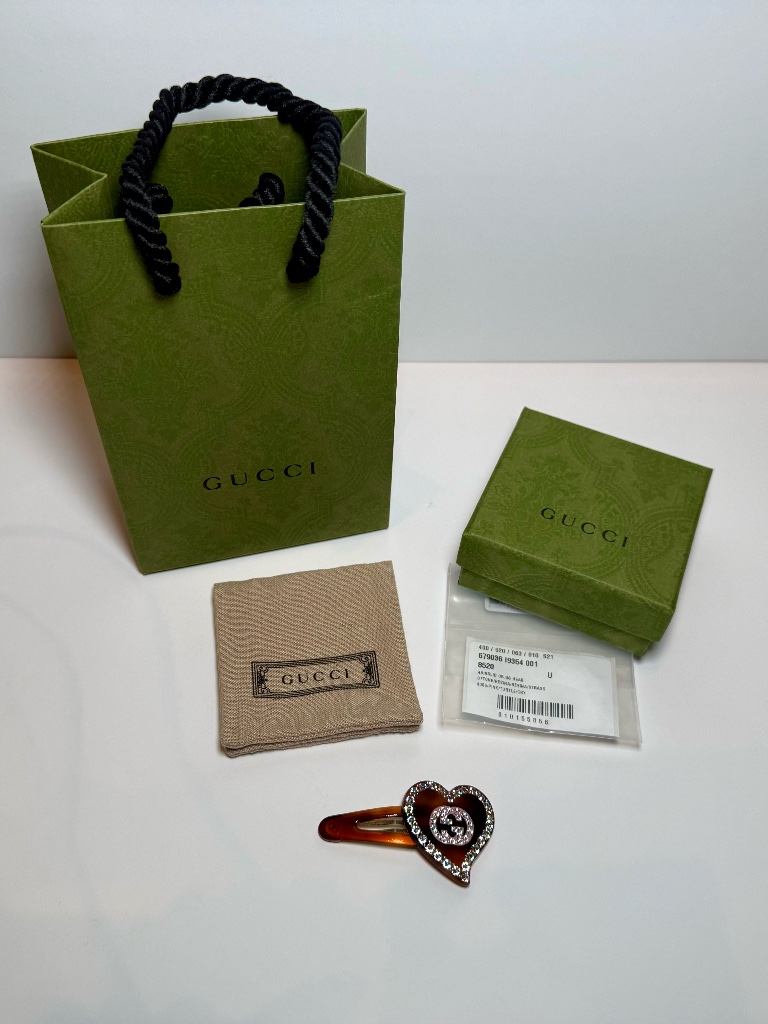 Authentic Gucci Hair Clip - New With Tags And Box